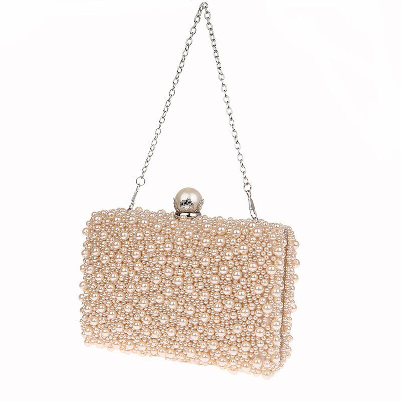Full Pearls Evening Bags Day Clutches