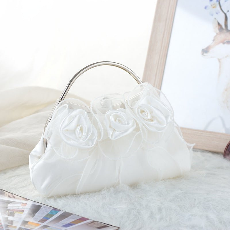 Handbags Pouch for Wedding Elegant Bridal Flower Evening Clutch Bag