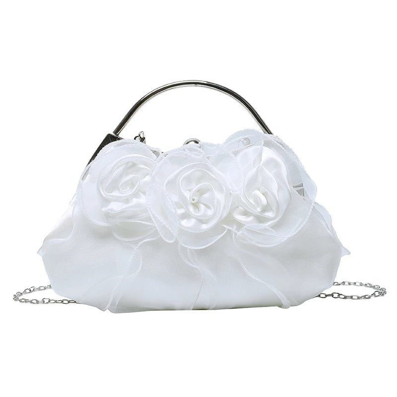 Handbags Pouch for Wedding Elegant Bridal Flower Evening Clutch Bag