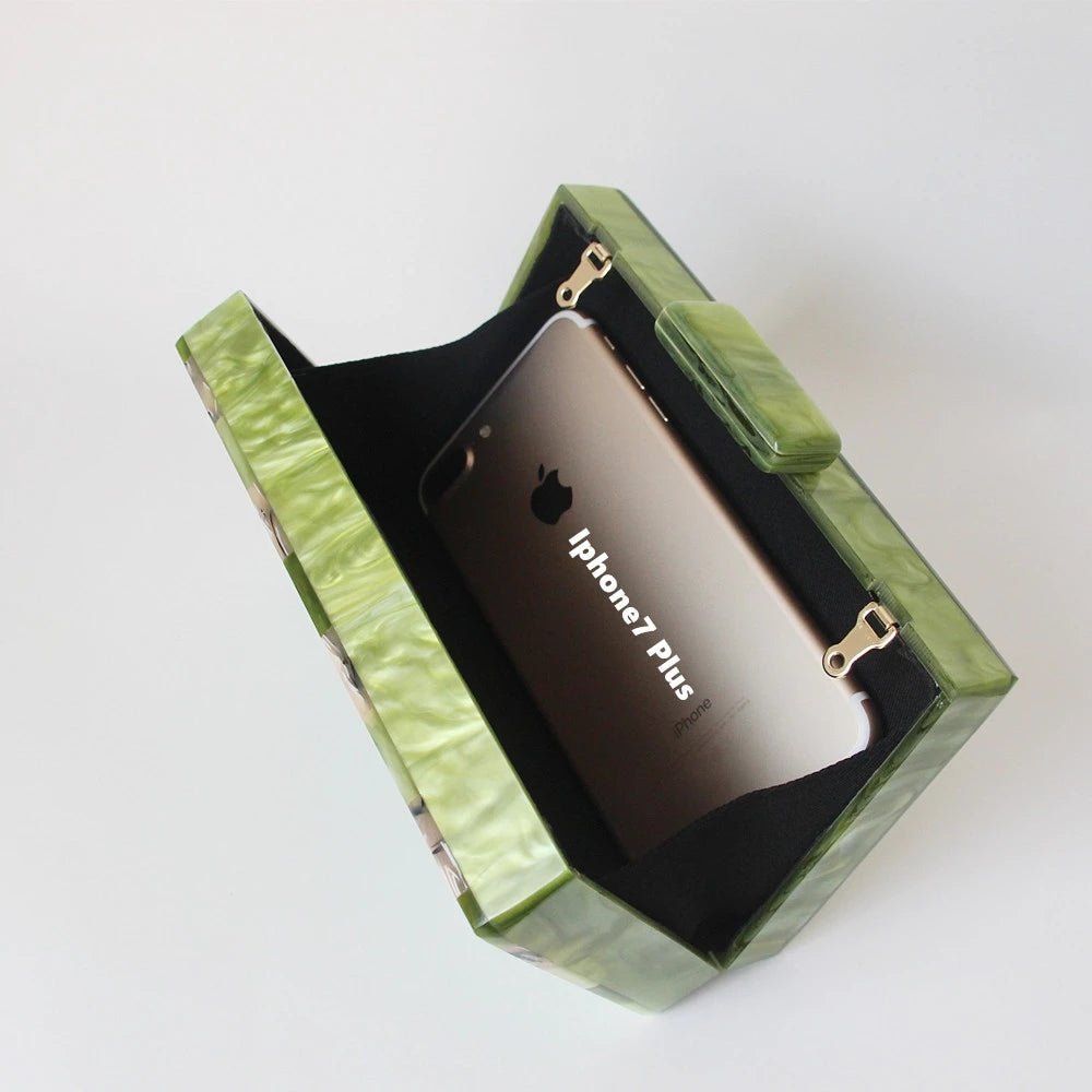 Handmade Acrylic Clutch Bag for Lady Evening Party Shoulder Handbags