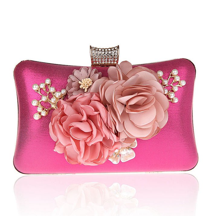 High Quality Flowers Evening Clutch Purse Wedding Bags