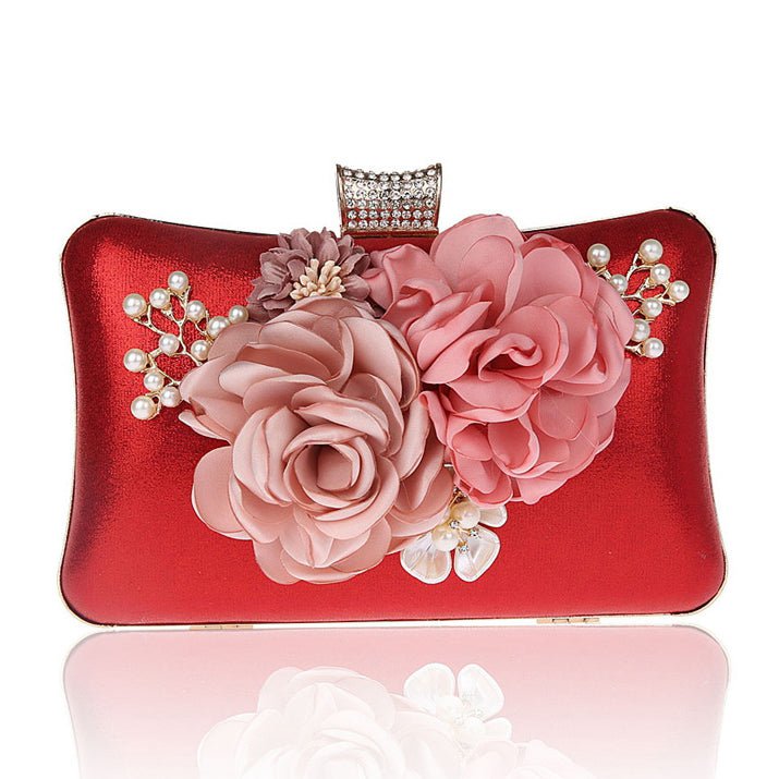 High Quality Flowers Evening Clutch Purse Wedding Bags