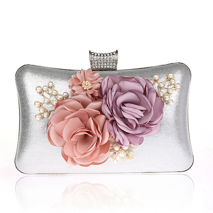 High Quality Flowers Evening Clutch Purse Wedding Bags