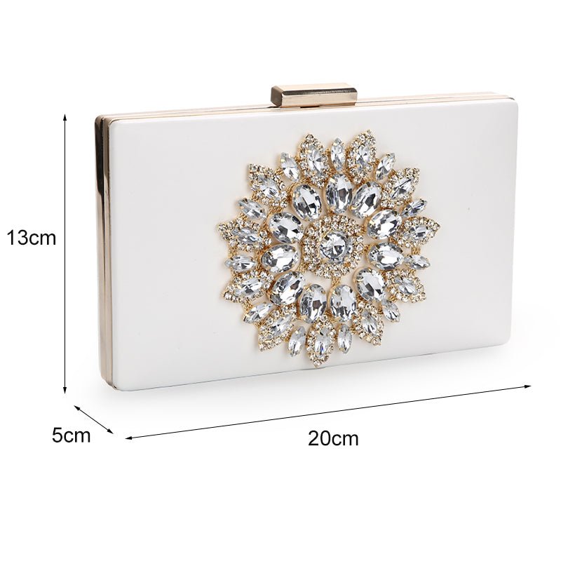 Ladies Clutch Purses Crystal Crossbody Bags