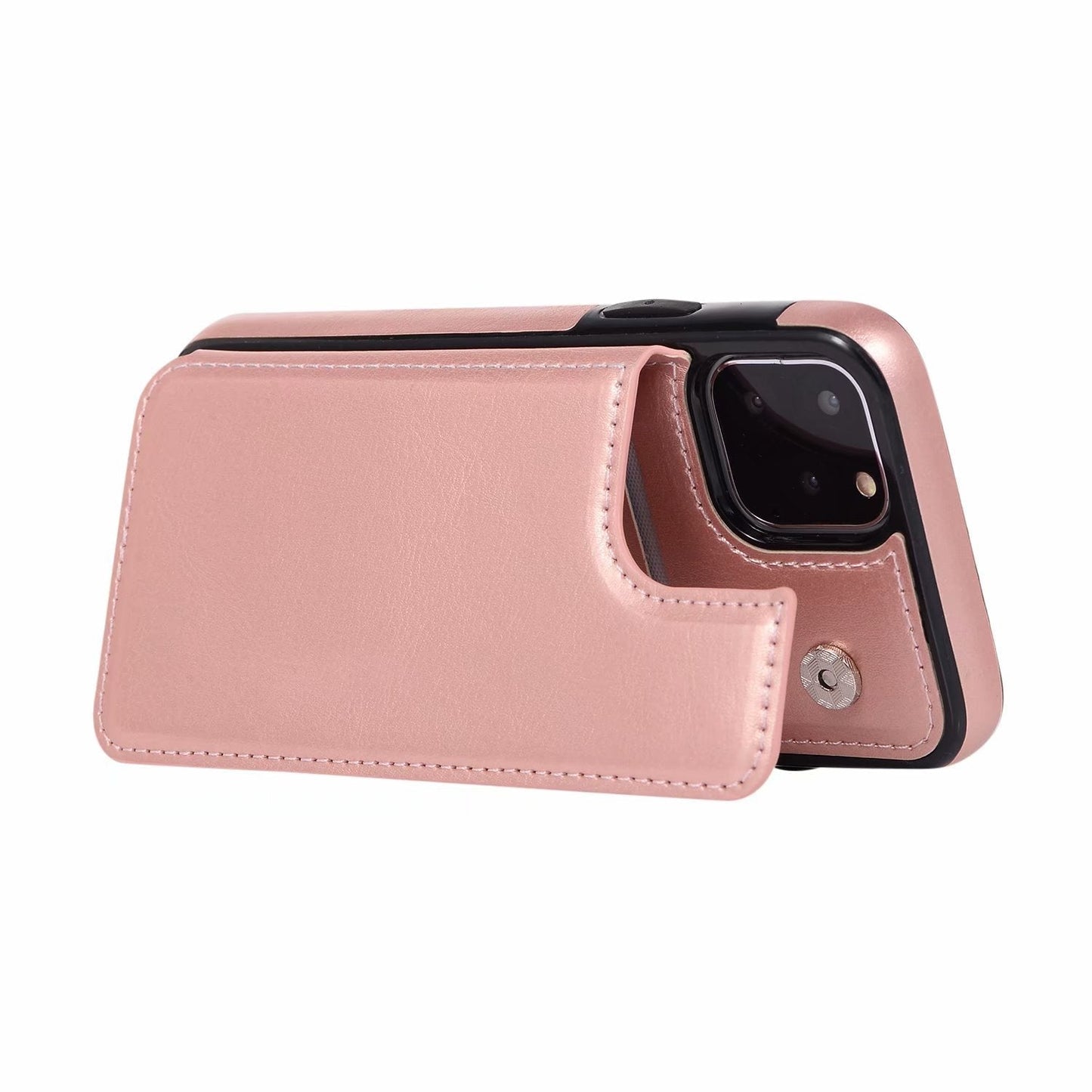 Leather Cover Card Slots Wallet Case For iPhone
