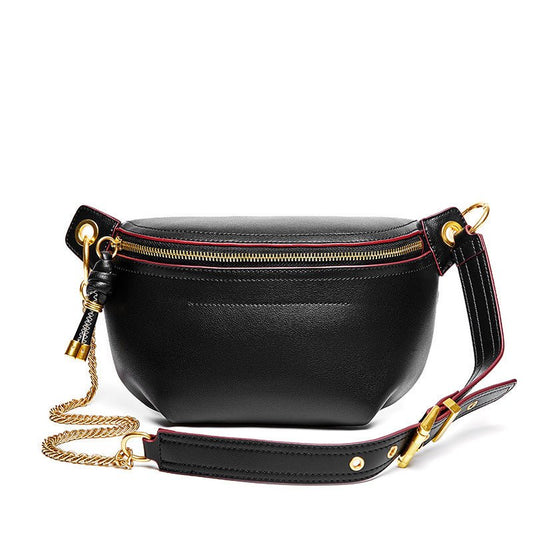 Leather Crossbody Fanny Pack Belt Bags For Women