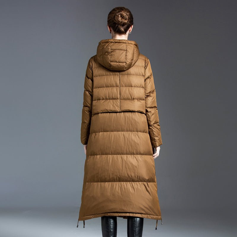 Long Winter Coats Womens Puffer Coat With Big Pocket