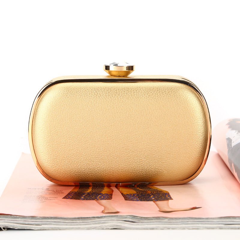 Metal Hollow PU Leather Party Purse and Handbag Wedding Clutches