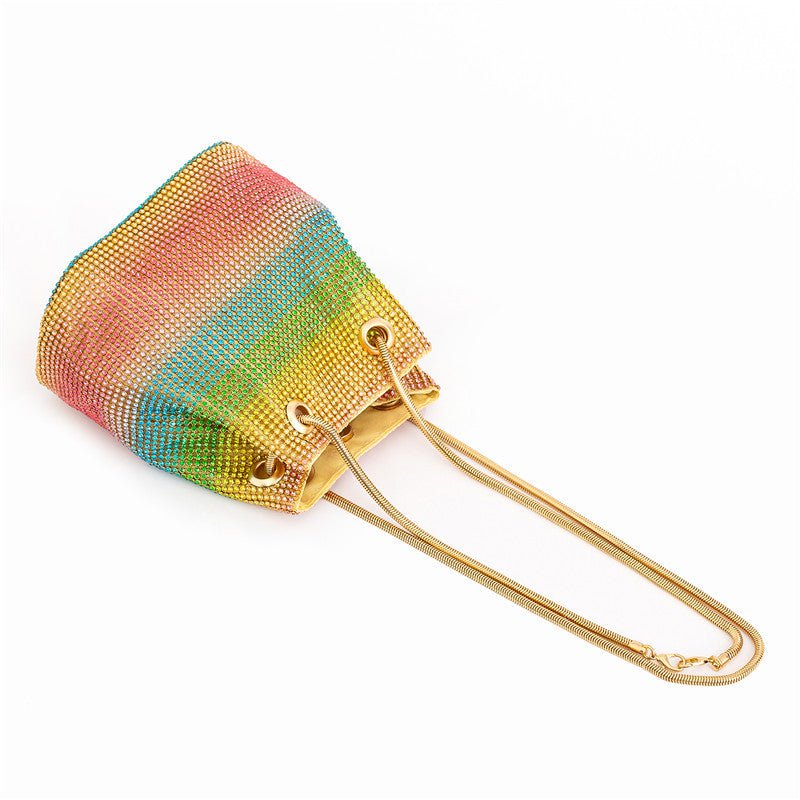 Mini Shoulder Handbags Crystal Clutch Evening Rhinestone Party Crossbody Bag