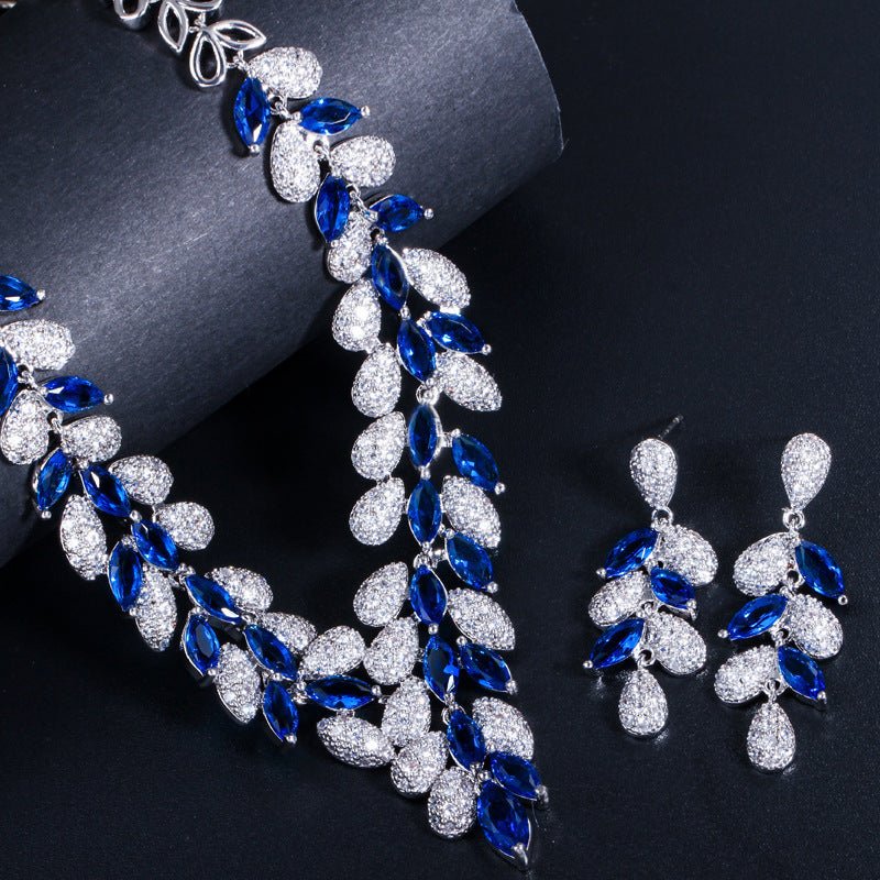 Party Necklace Cubic Zirconia Wedding Jewelry Sets