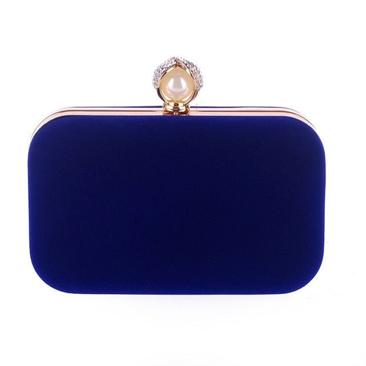 Pearl Clasp Evening Bag for Formal Party