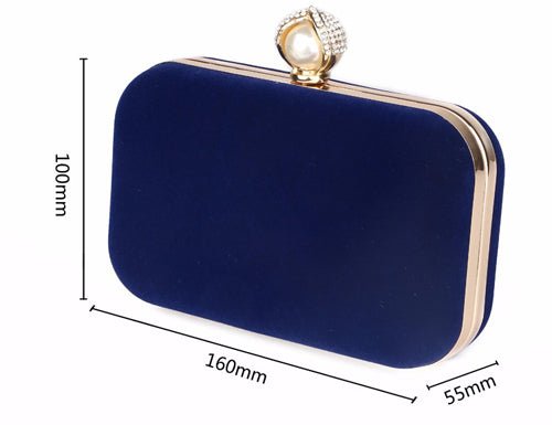 Pearl Clasp Evening Bag for Formal Party