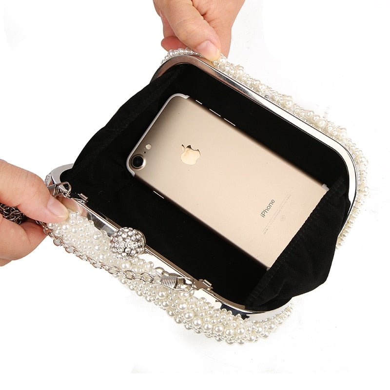 Pearl Clutch Bags for Party Wedding