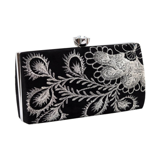 Retro Embroidery Evening Clutch Bag Party Purse