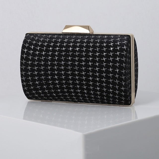 Retro Velvet Evening Bag Women's Party Clutch Purse