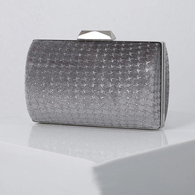 Retro Velvet Evening Bag Women's Party Clutch Purse