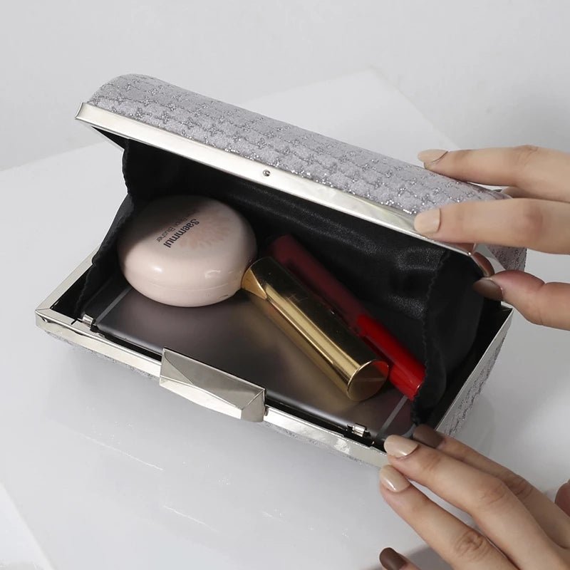 Retro Velvet Evening Bag Women's Party Clutch Purse