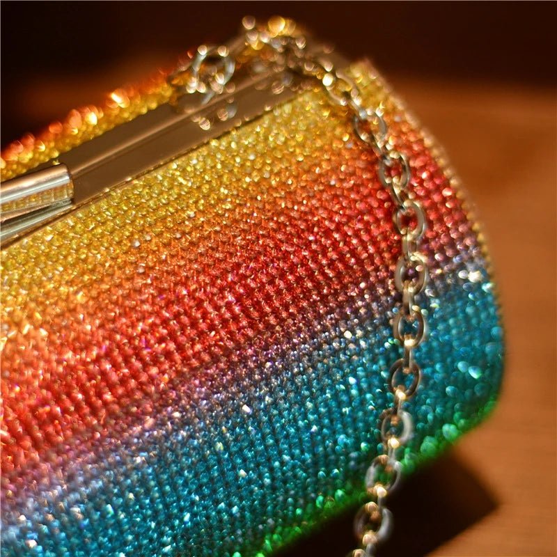 Rhinestone Evening Clutches Crystal Evening Bags