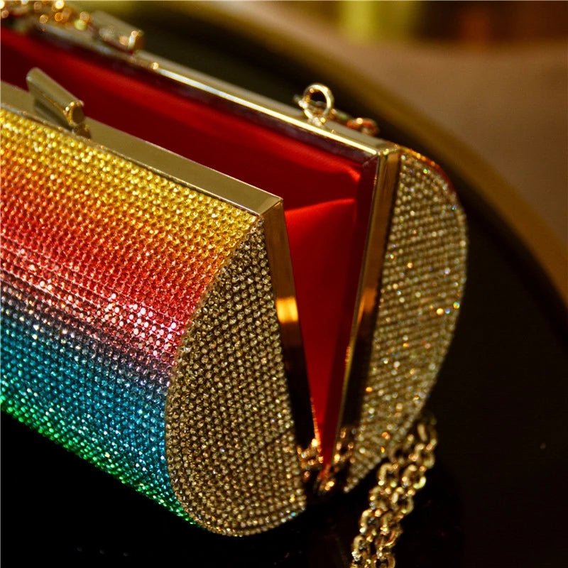 Rhinestone Evening Clutches Crystal Evening Bags