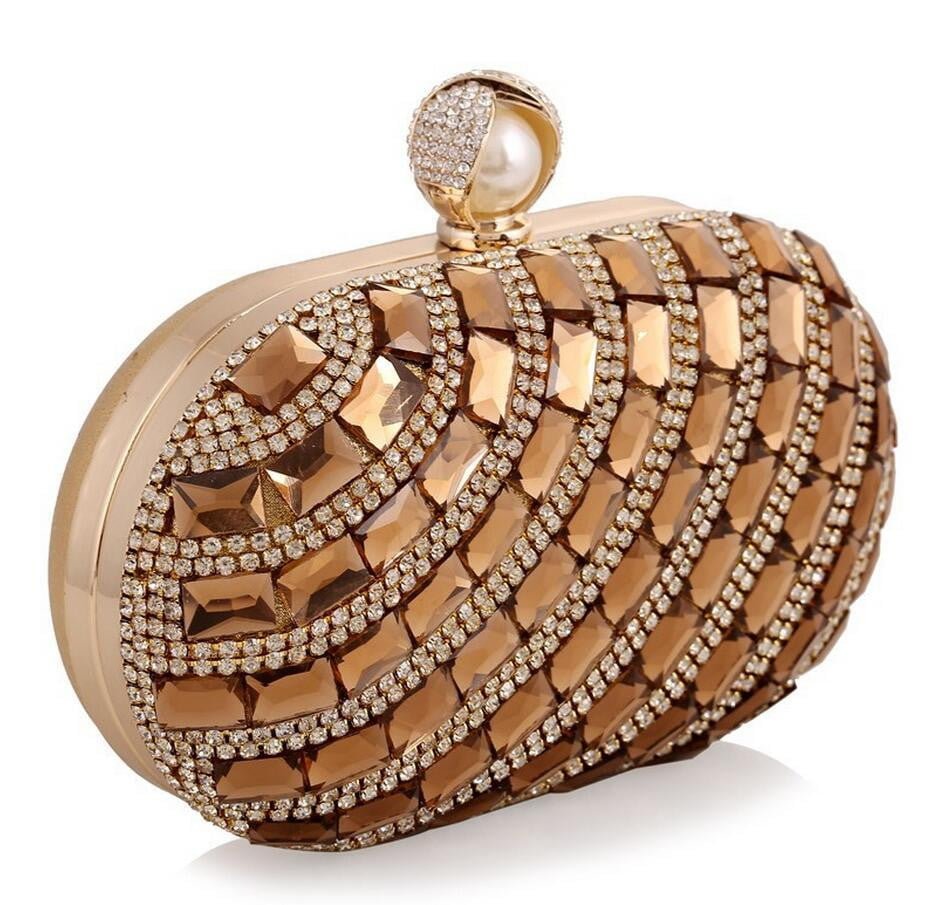 Rhinestone Evening Bag Crystal Clutch