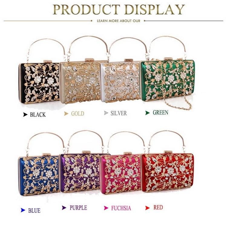 Rhinestone Evening Bags Crystal Clutches