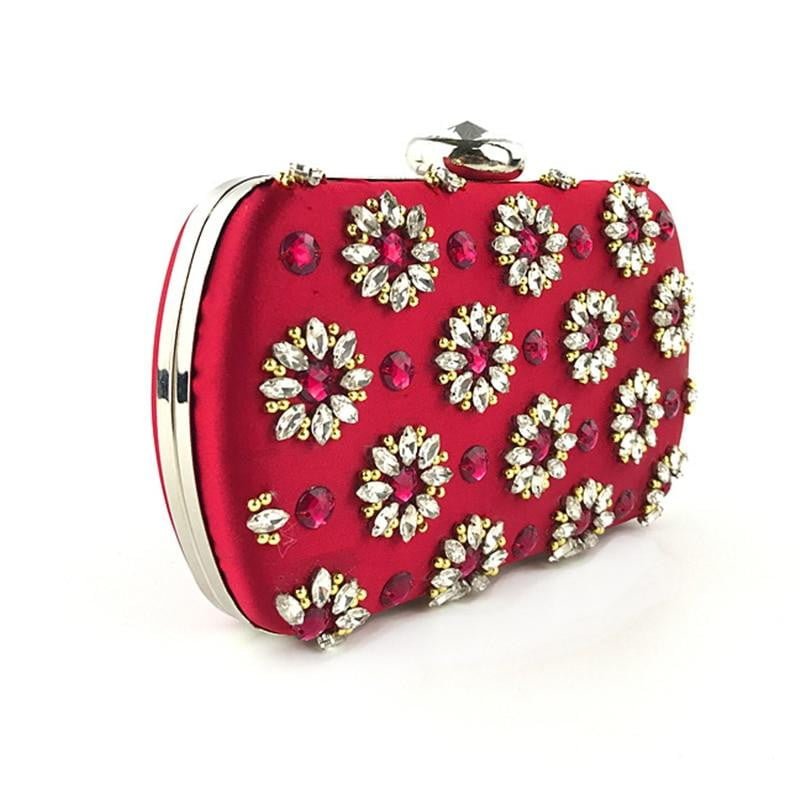 Rhinestone Evening Bags Luxury Beaded Wedding Clutches