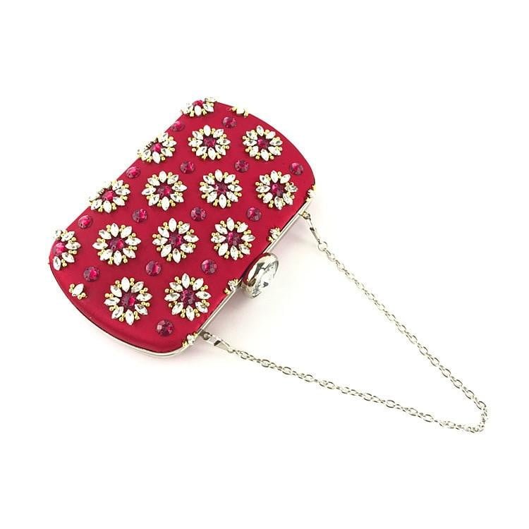 Rhinestone Evening Bags Luxury Beaded Wedding Clutches