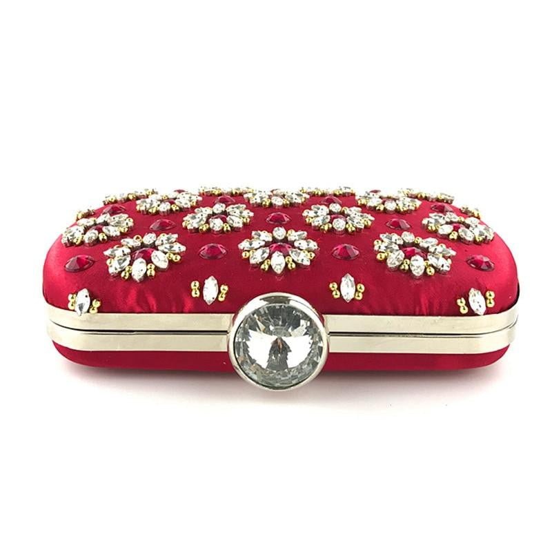 Rhinestone Evening Bags Luxury Beaded Wedding Clutches
