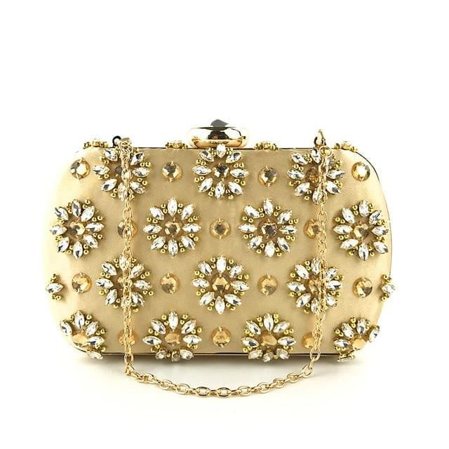 Rhinestone Evening Bags Luxury Beaded Wedding Clutches