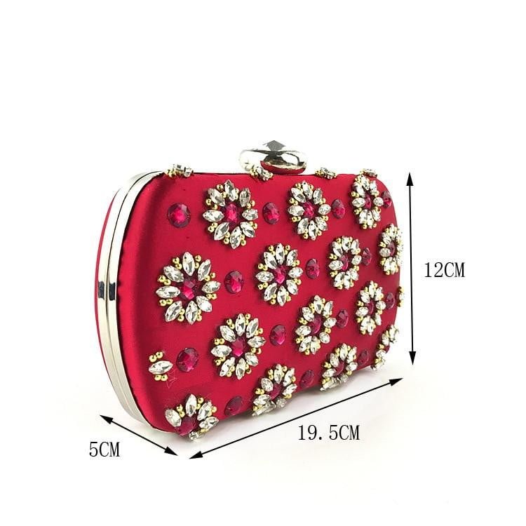 Rhinestone Evening Bags Luxury Beaded Wedding Clutches