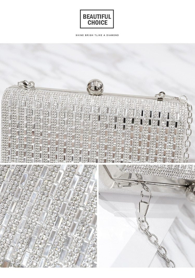 Rhinestone Evening Bags Luxury Wedding Clutches
