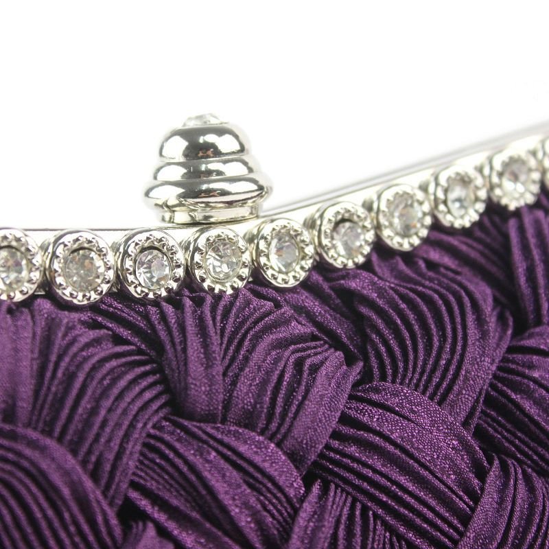 Rhinestone Hand-woven Evening Bag
