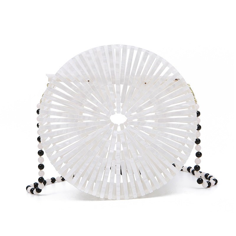 Round Acrylic Beach Hollow Party Bag