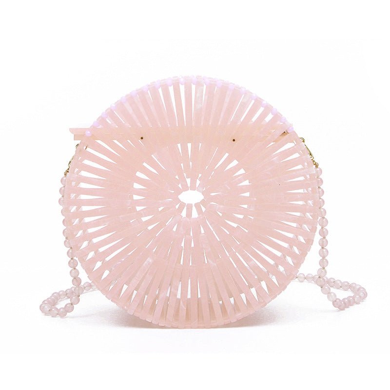 Round Acrylic Beach Hollow Party Bag