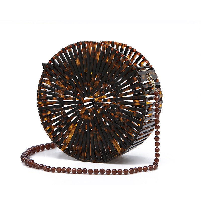 Round Acrylic Beach Hollow Party Bag