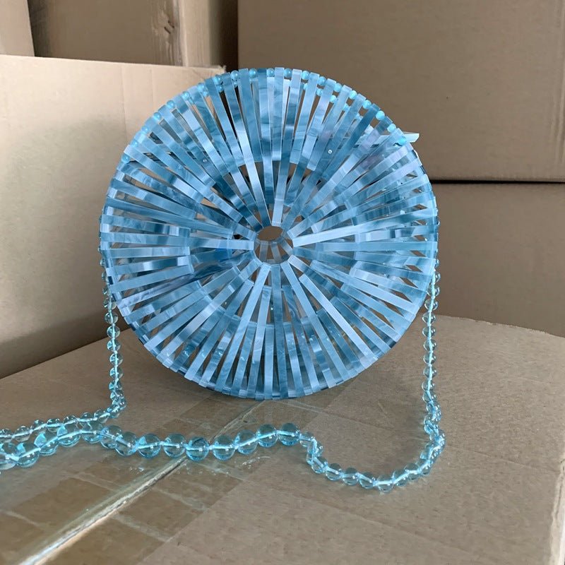 Round Acrylic Beach Hollow Party Bag
