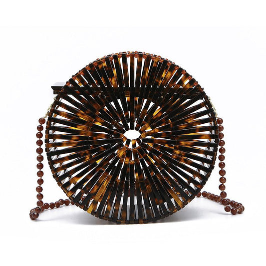 Round Acrylic Beach Hollow Party Bag