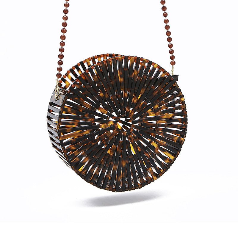 Round Acrylic Beach Hollow Party Bag