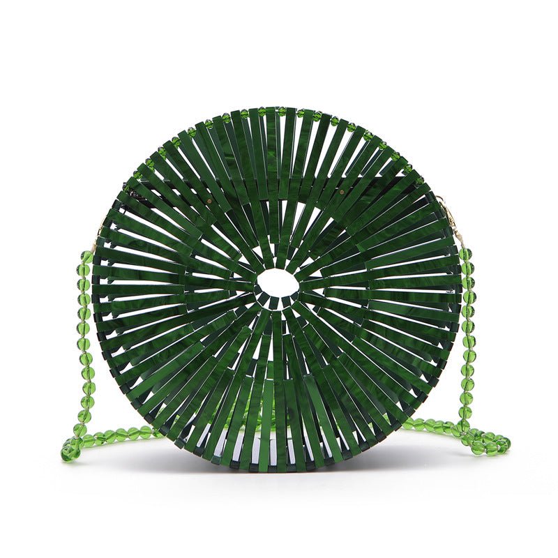 Round Acrylic Beach Hollow Party Bag