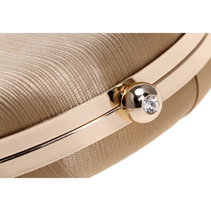 Round Women Stripe Weaving Evening Bags