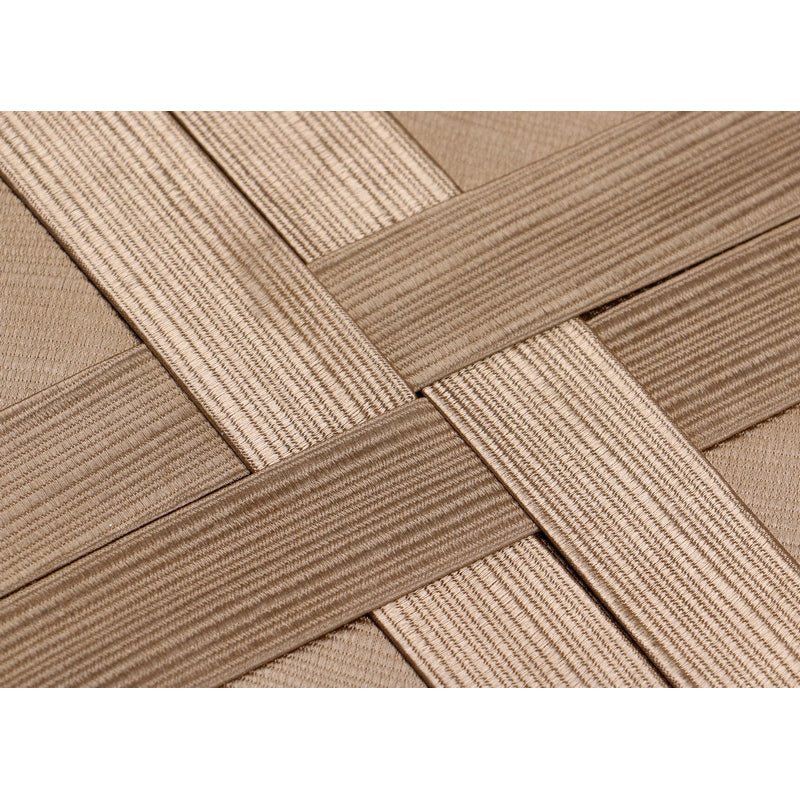 Round Women Stripe Weaving Evening Bags