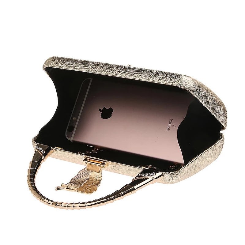 Sequin Clutch Bag Women PU Leather Handbag Party Wedding Purse