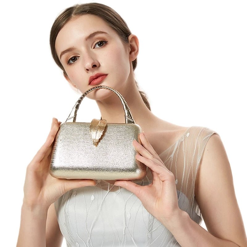 Sequin Clutch Bag Women PU Leather Handbag Party Wedding Purse