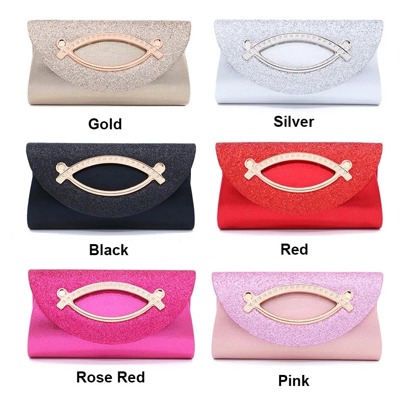 Sequin Clutch Purse Bag Evening Female Wedding Party Handbag