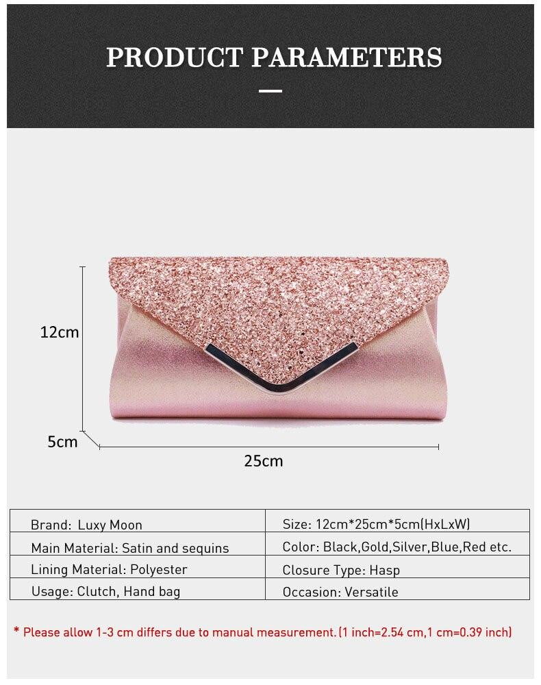 Sequin Evening Bag Fashion Design Clutch