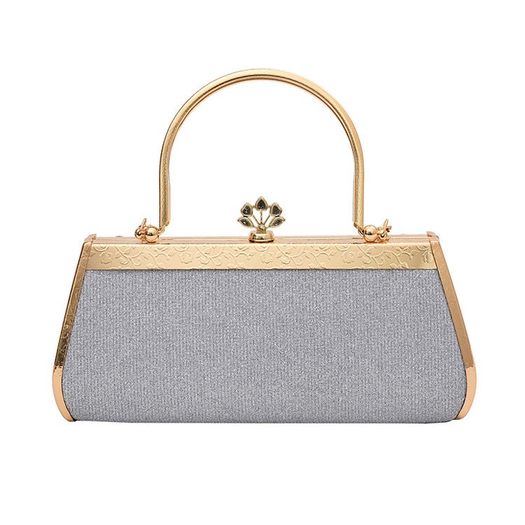 Sequined Banquet Evening Bag with Handle