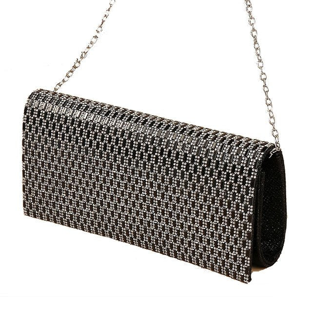 Shiny Rhinestone Hand Party Clutch Bag