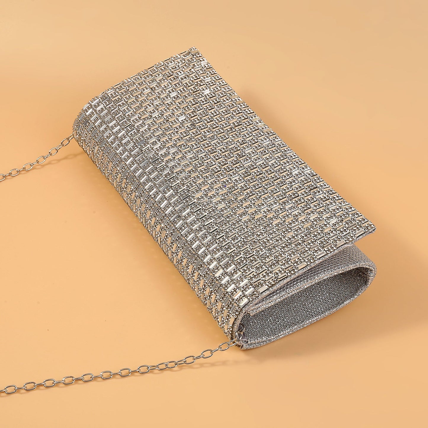 Shiny Rhinestone Hand Party Clutch Bag