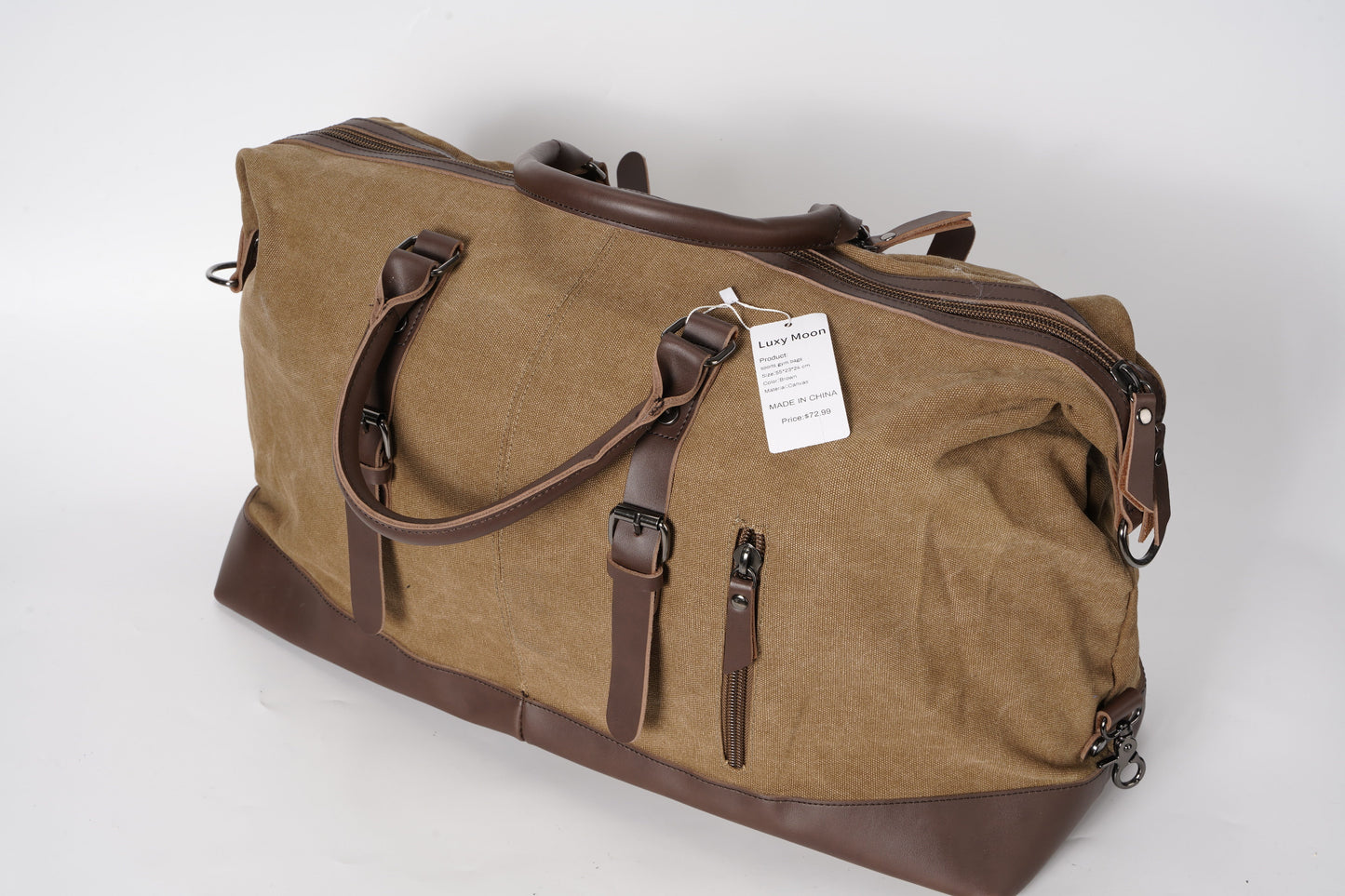 Sports Gym Bags for Men Women Small Travel Duffle Bag with Wet Pocket & Shoes Compartment Overnight Weekender Duffel Bag Sports Gym Tote bag Man 45L,Brown