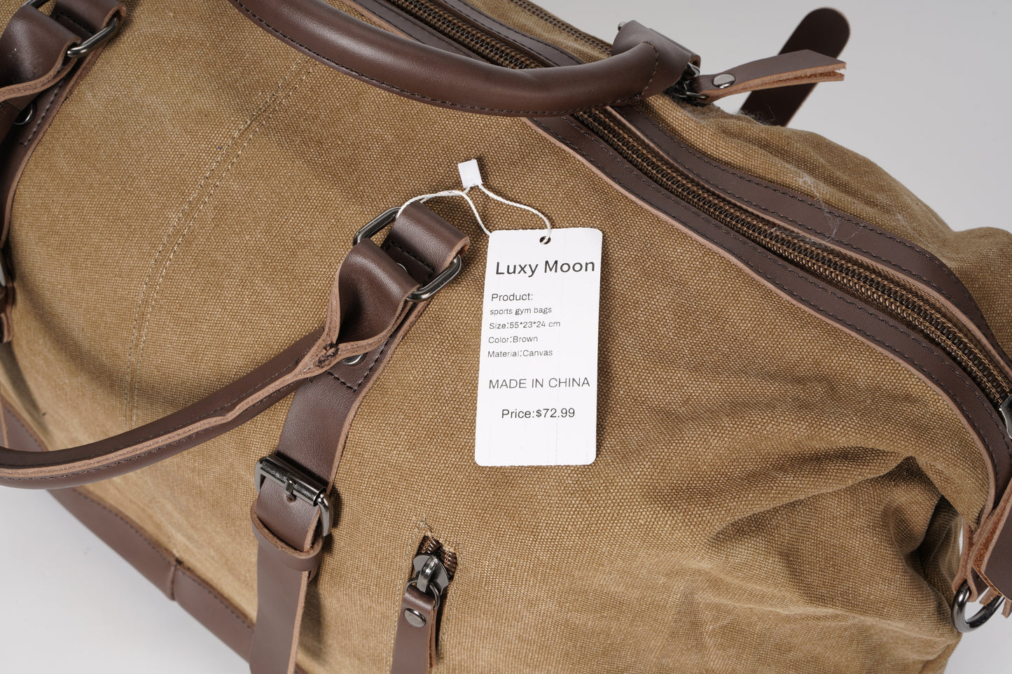 Sports Gym Bags for Men Women Small Travel Duffle Bag with Wet Pocket & Shoes Compartment Overnight Weekender Duffel Bag Sports Gym Tote bag Man 45L,Brown